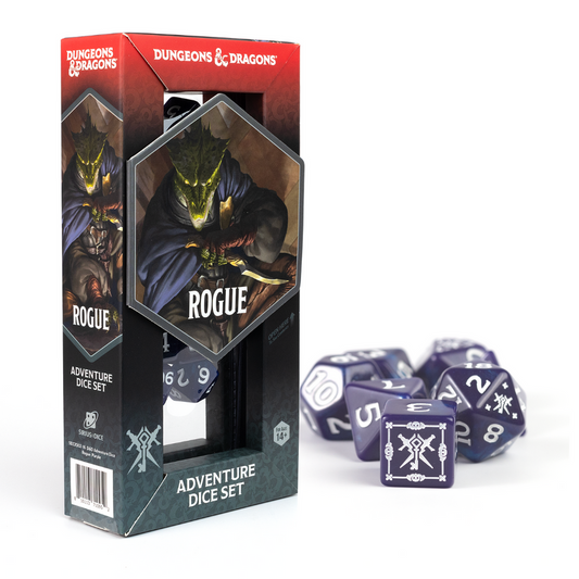 Dungeons & Dragons Adventure Dice by Sirius Dice - Rogue [Purple]
