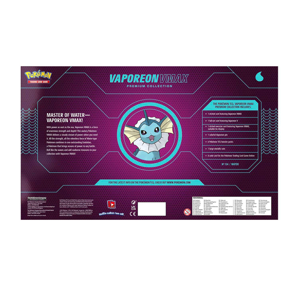 Pokémon TCG: Vaporeon VSTAR Premium Collection