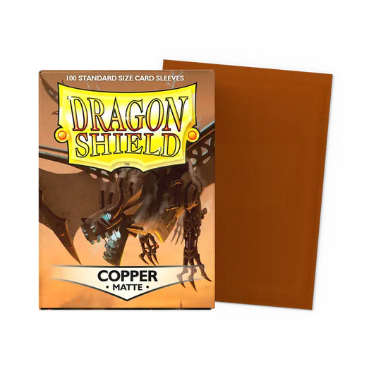 Dragon Shield - Copper - Matte Sleeves (100 Count - STD Size)