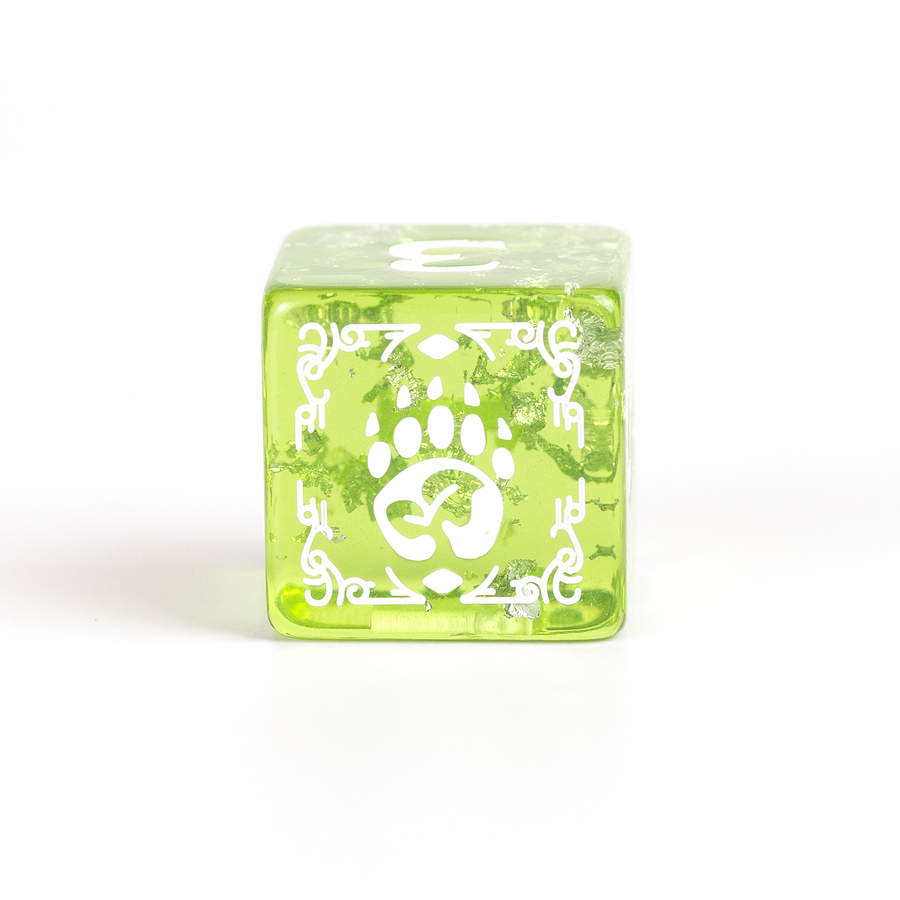 Dungeons & Dragons Adventure Dice by Sirius Dice - Druid [Green]