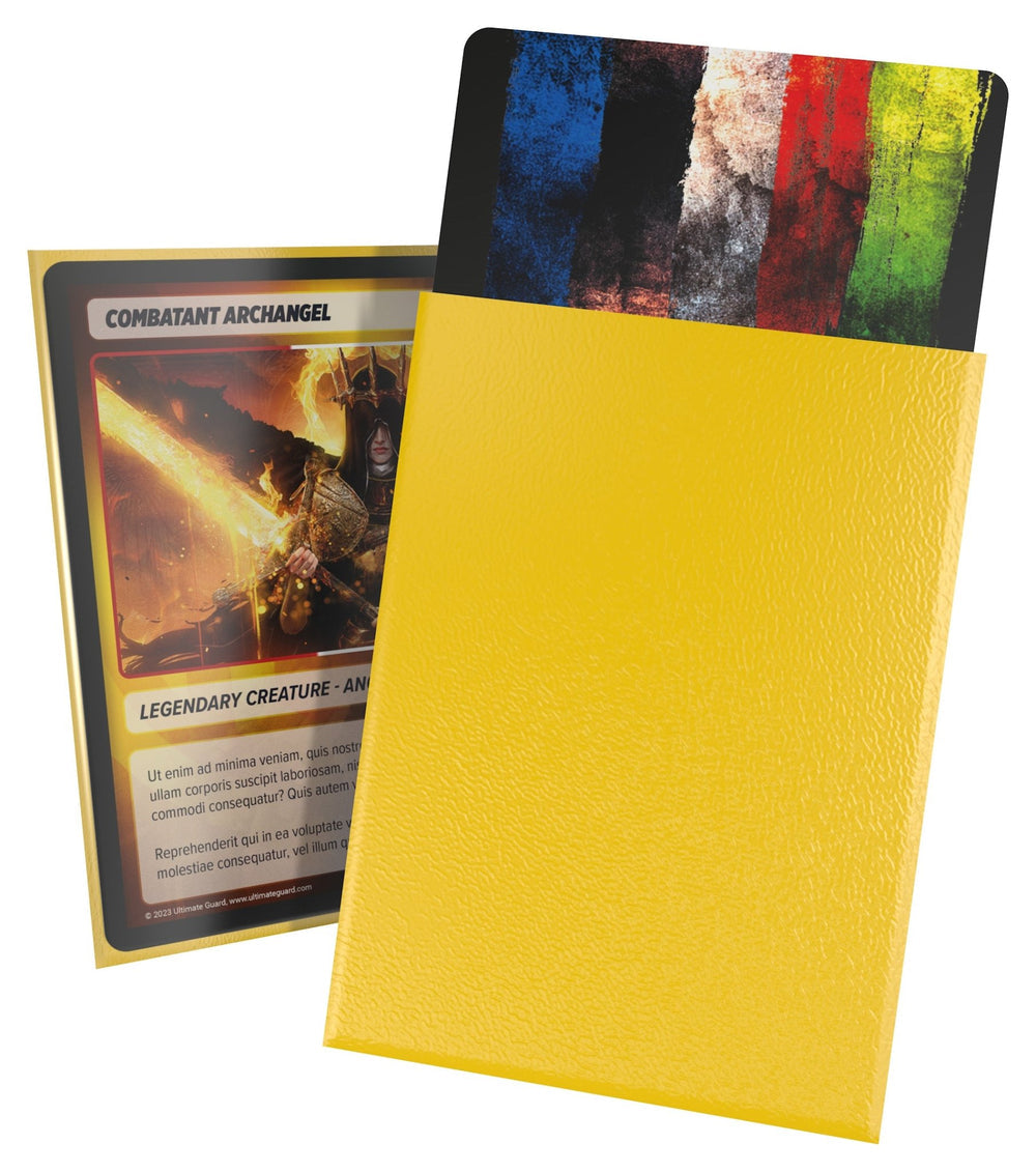 Cortex Sleeves - Standard Size - Matte 100ct - Yellow