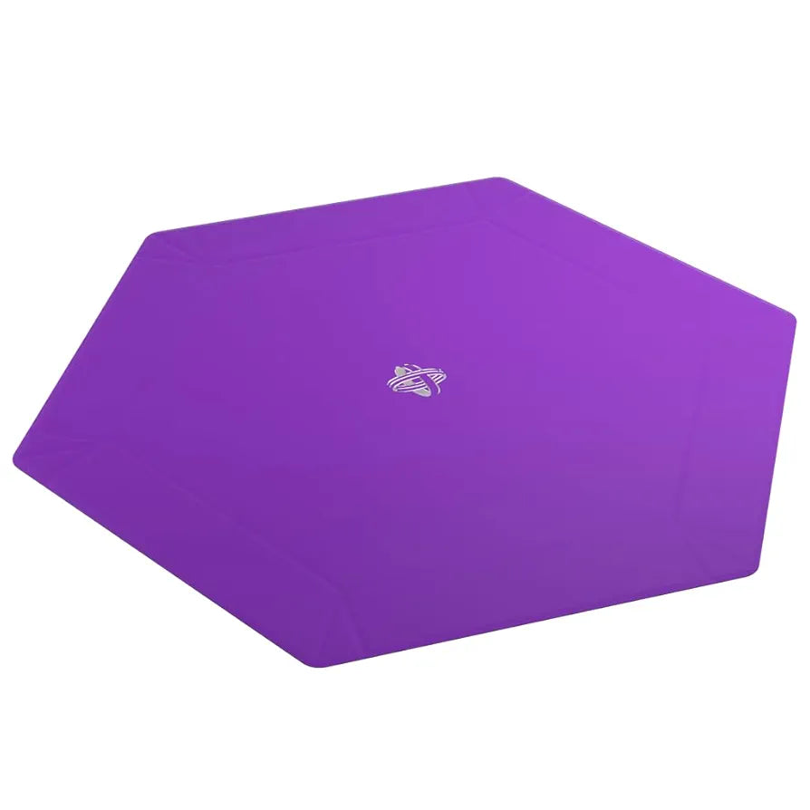 Gamegenic Magnetic XL Dice Tray - Hexagonal - Purple