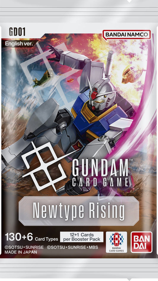 Gundam Card Game: GD01 Newtype Rising (English) Booster Pack