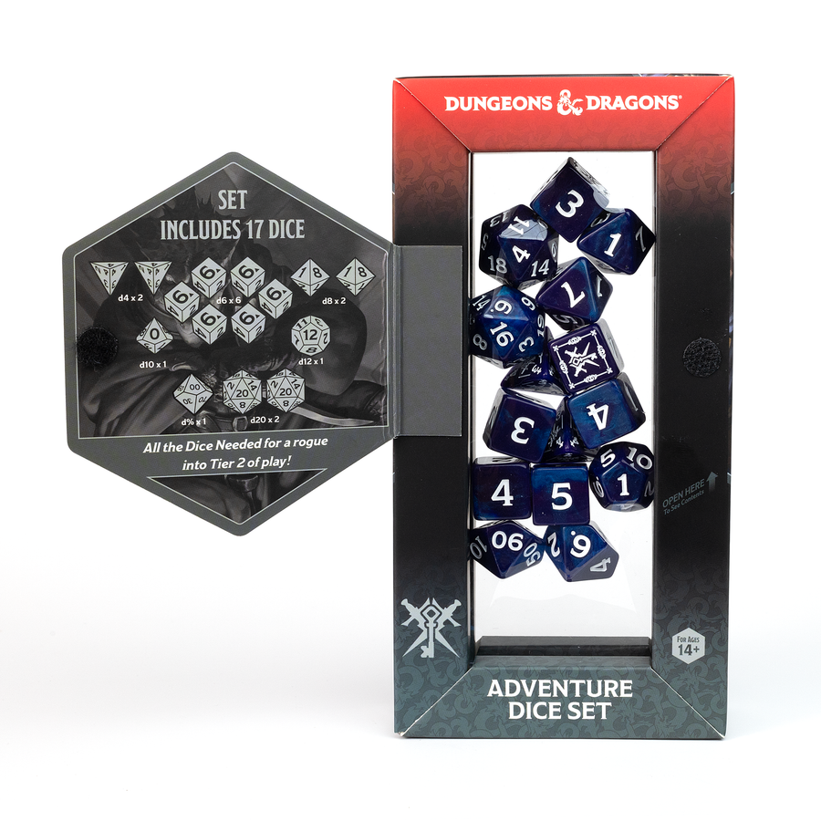 Dungeons & Dragons Adventure Dice by Sirius Dice - Rogue [Purple]