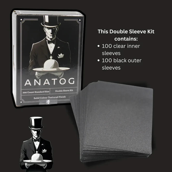 Anatog Double Sleeve Kit - Black