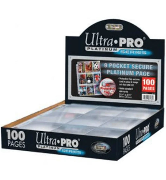 Ultra Pro PAGE 9 POCKETS SECURE 100CT