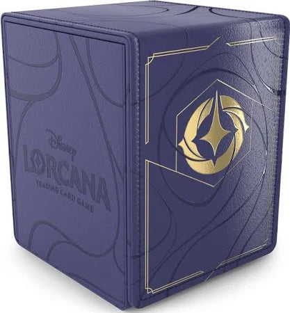 Disney Lorcana Premium Deck Box with Built-In Lore Tracker
