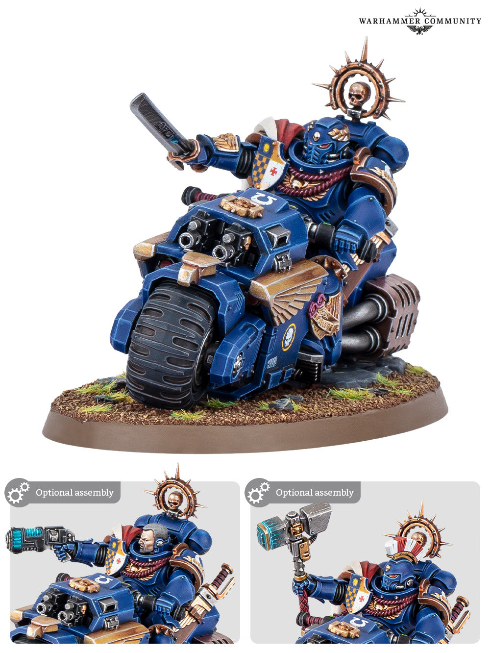 Space Marines: Captain on Bike product image