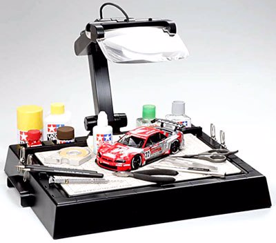 Tamiya - Work Stand W/Magnifying Glass