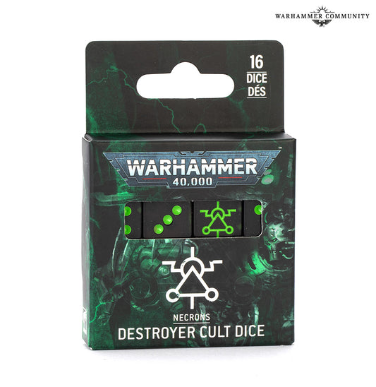 Necrons - Destroyer Cult Dice Set [Pre-Order]