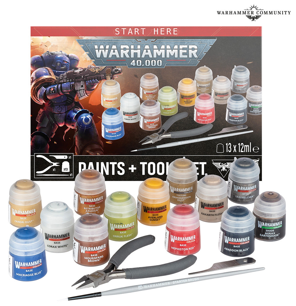 Warhammer 40,000: Paints + Tools Set {2026} {Pre-Order}