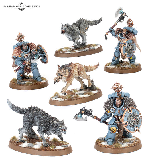 Space Wolves - Wolf Guard Headtakers [Pre-order]