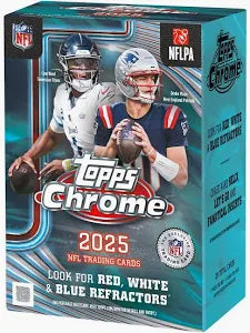 2025 Topps Chrome Football Blaster Box