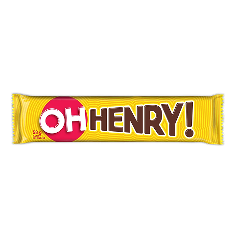 OH HENRY! Chocolate Bar 58 g package