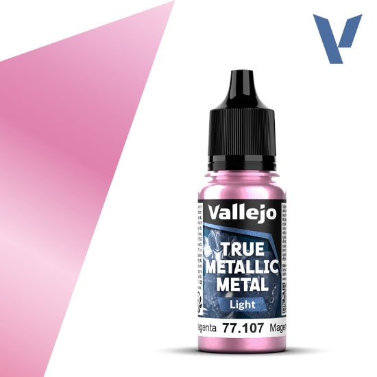 Vallejo True Metallic Metal: Crimson Magenta (Light) – 18 ml [77.107]