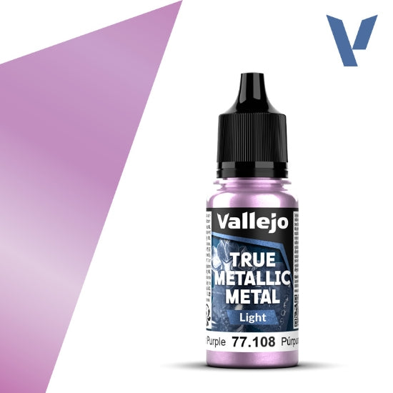 Vallejo True Metallic Metal: Amethyst Purple (Light) – 18 ml [77.108]