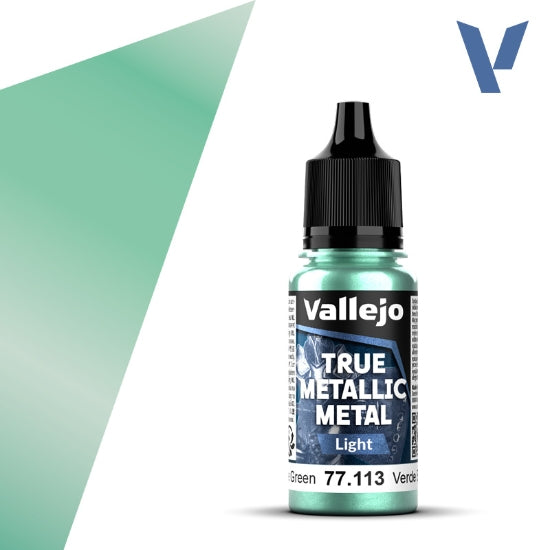 Vallejo True Metallic Metal: Beetle Green (Light) – 18 ml [77.113]