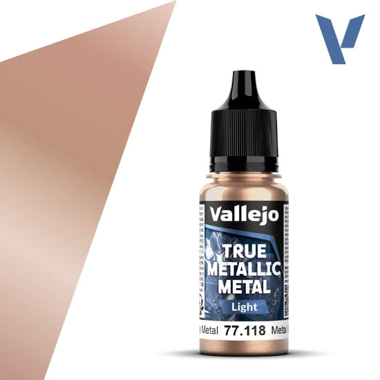 Vallejo True Metallic Metal: Rusty Metal (Light) – 18 ml [77.118]