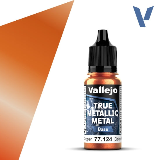 Vallejo True Metallic Metal: Ancient Copper (Base) – 18 ml [77.124]