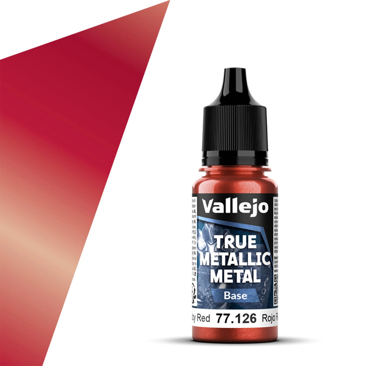 Vallejo True Metallic Metal: Ruby Red (Base) – 18 ml [77.126]