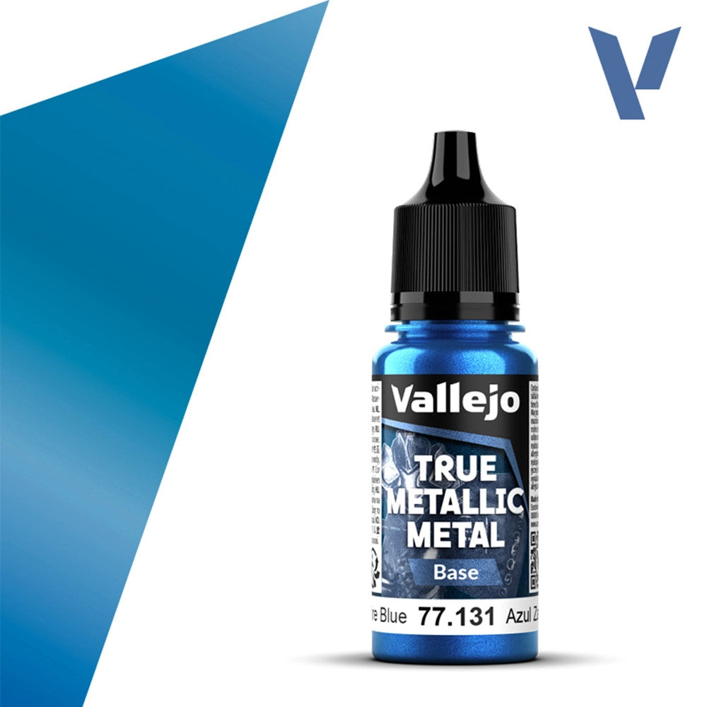 Vallejo True Metallic Metal: Sapphire Blue (Base) – 18 ml [77.131]