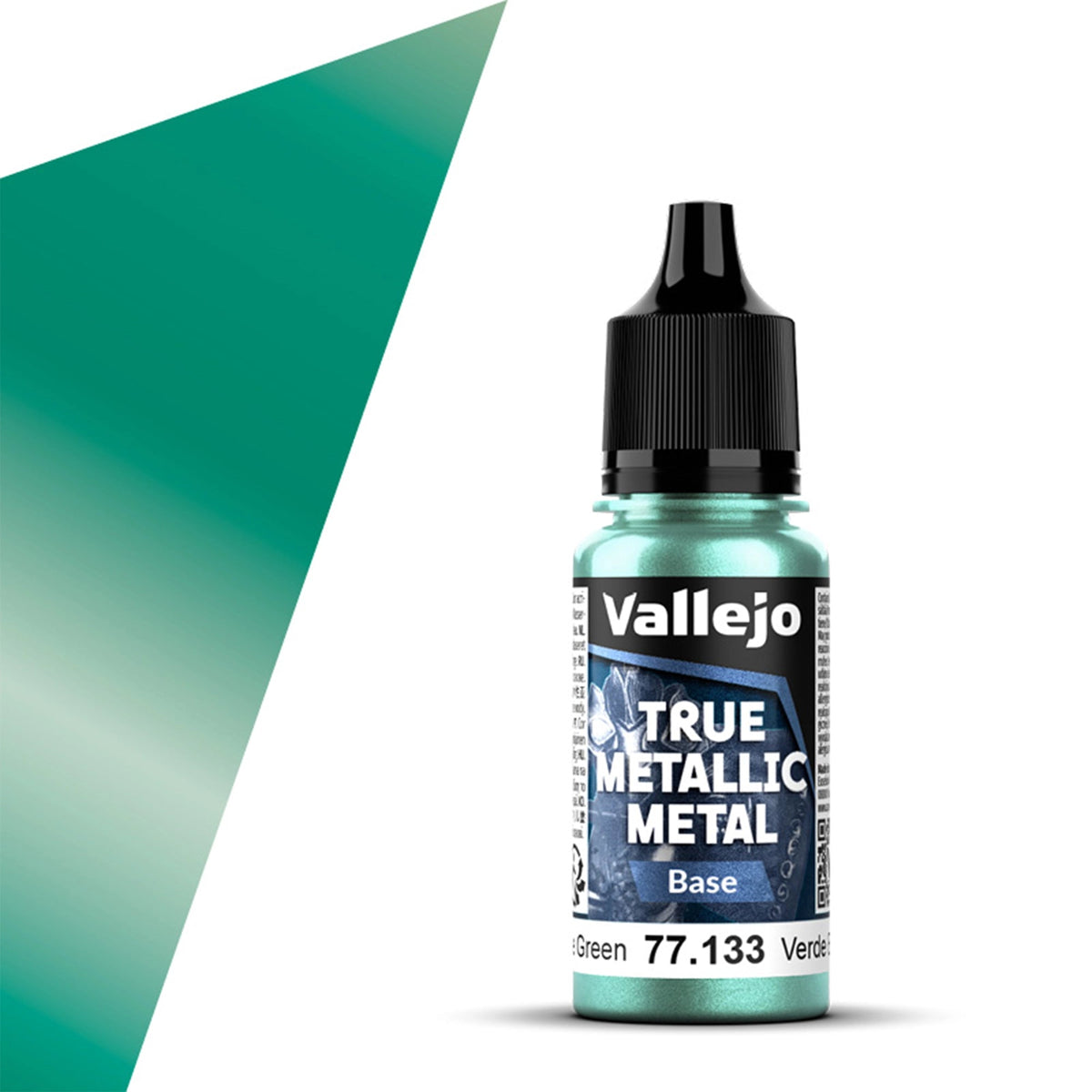 Vallejo True Metallic Metal: Beetle Green (Base) – 18 ml [77.133]