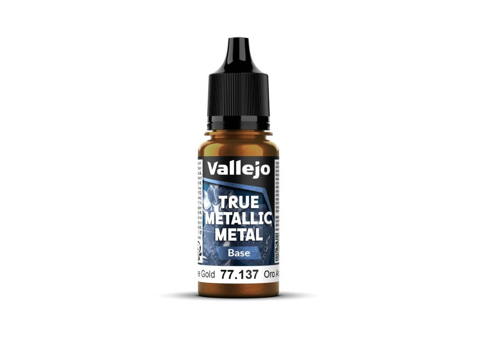 Vallejo True Metallic Metal: Arcane Gold (Base) – 18 ml [77.137]