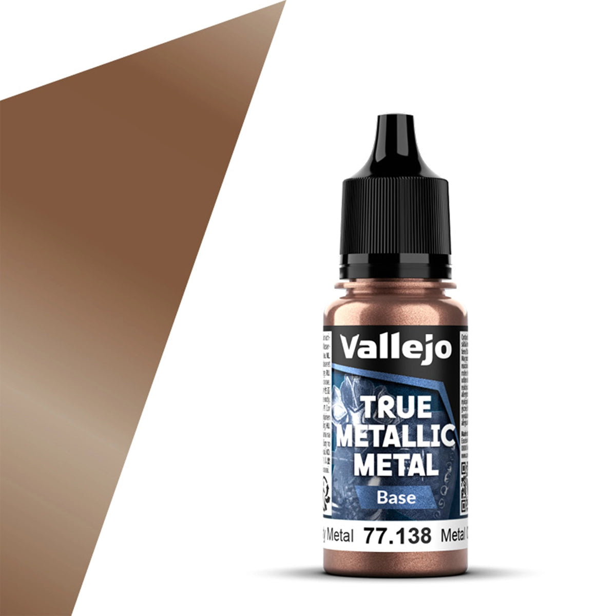 Vallejo True Metallic Metal: Rusty Metal (Base) – 18 ml [77.138]
