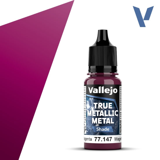 Vallejo True Metallic Metal: Crimson Magenta (Shade) – 18 ml [77.147]