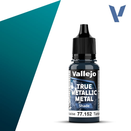 Vallejo True Metallic Metal: Hydra Turquoise (Shade) – 18 ml [77.152]