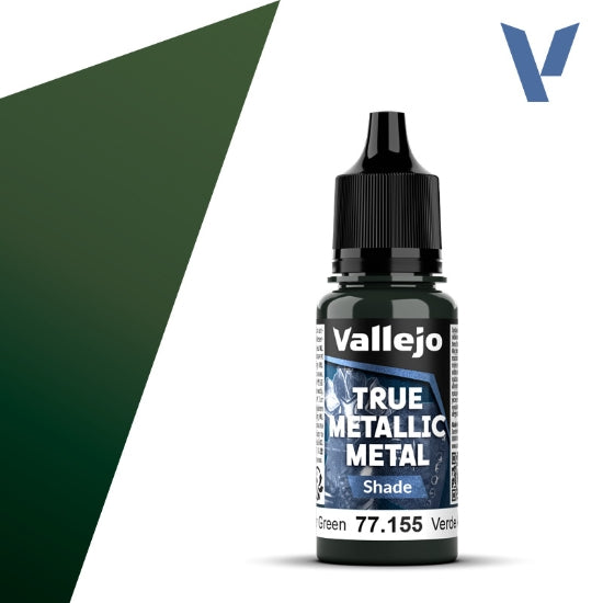 Vallejo True Metallic Metal: Amber Green (Shade) – 18 ml [77.155]