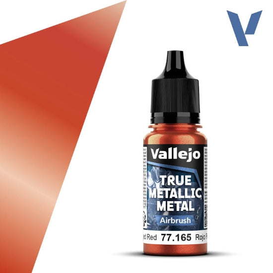 Vallejo True Metallic Metal: Forged Red (Airbrush) – 18 ml [77.165]