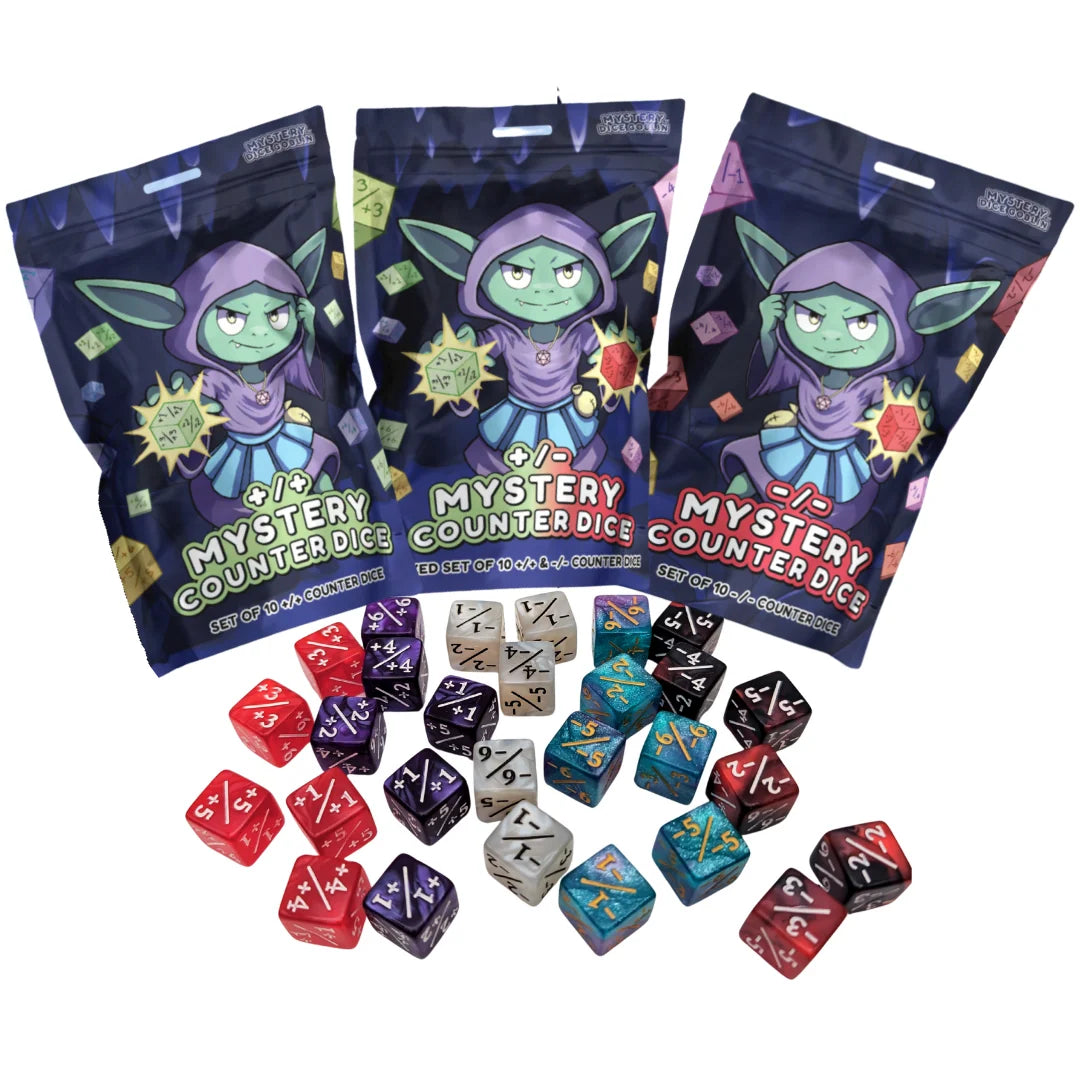 Mystery Dice Goblin Counter Dice Split Bags