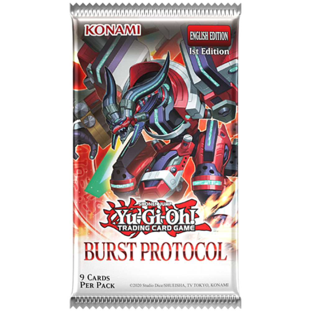 Yu-Gi-Oh Burst Protocol English first edition nine-card booster pack