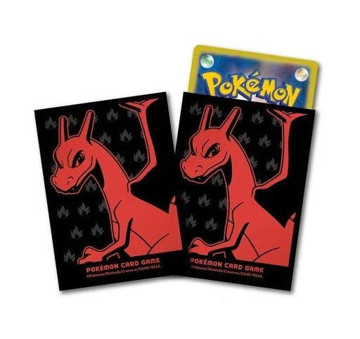 Pokémon Card Game | Japan-Exclusive Charizard Premium Sleeves (Pack of 64)