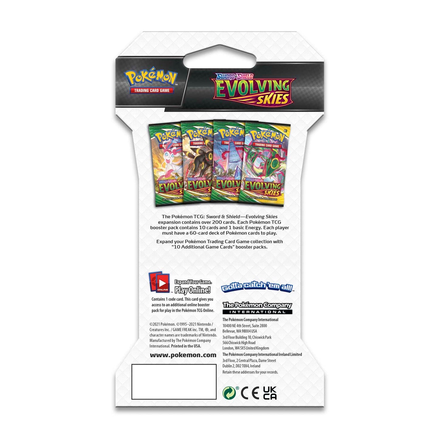 Pokémon TCG: Evolving Skies Sleeved Booster Pack