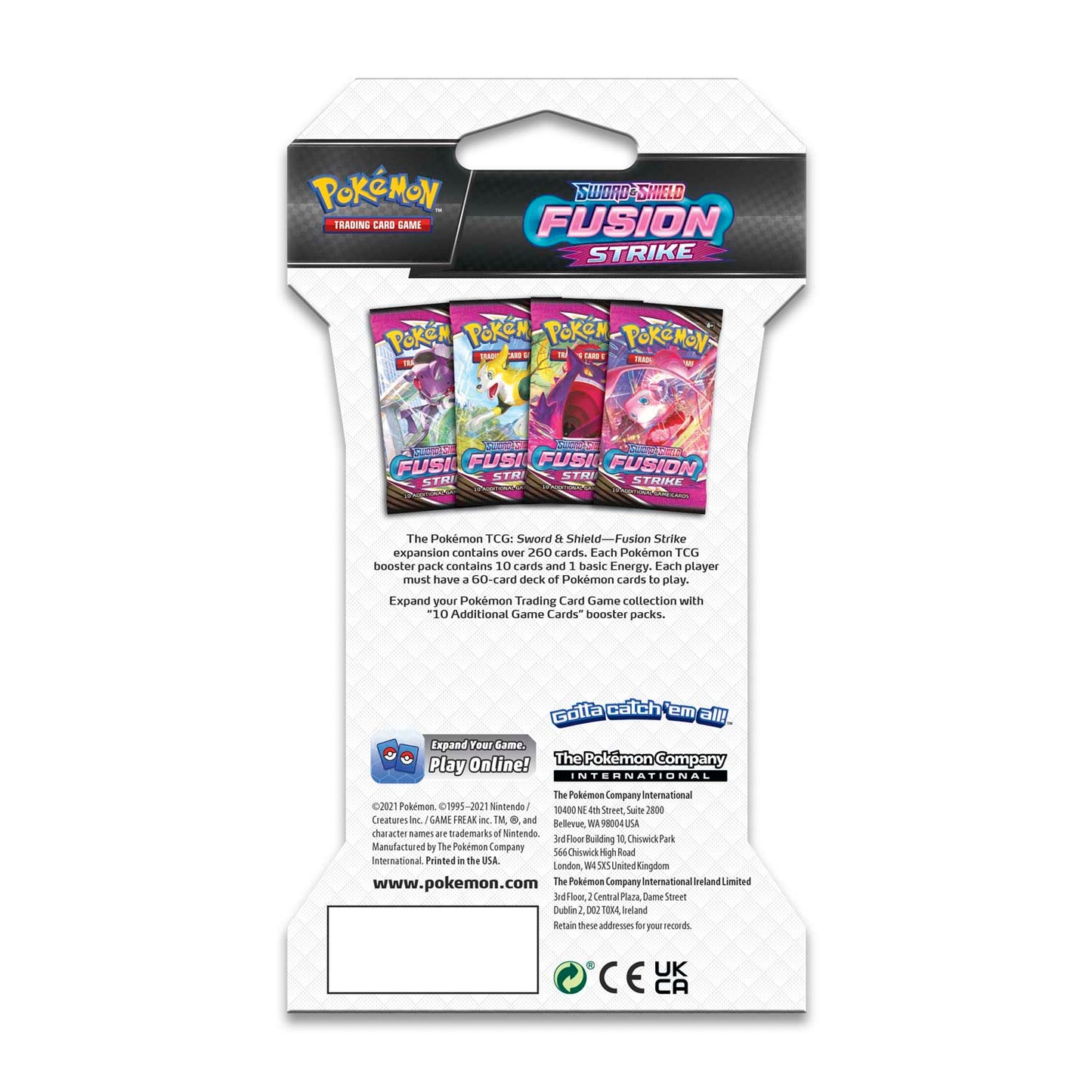 Pokémon TCG: Fusion Strike Sleeved Booster Pack