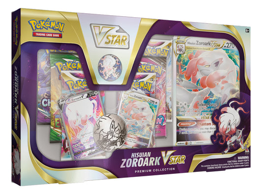 Pokémon TCG: Hisuian Zoroark Vstar Premium Collection