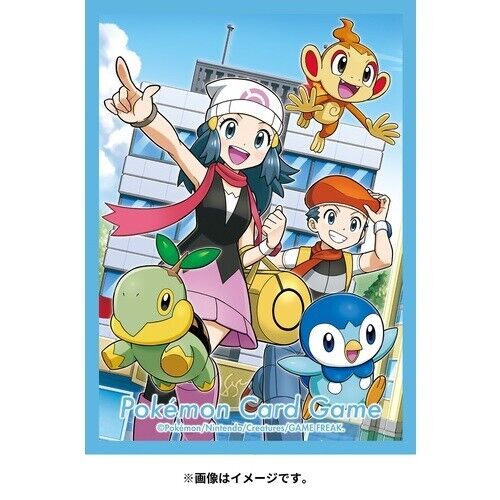 Pokémon Card Game | Japan-Exclusive Dawn & Lucas Sinnoh Sleeves (Pack of 64)