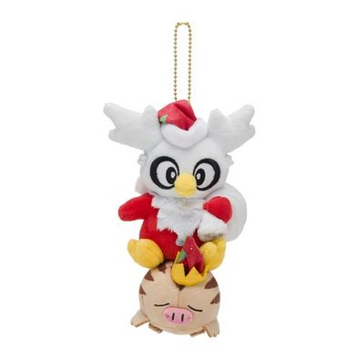 Pokémon Toy Factory | Japan-exclusive Delibird & Swinub Plush Keychain