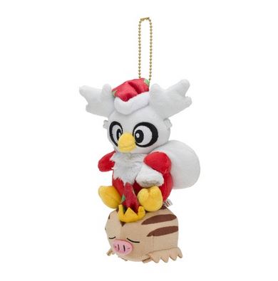 Pokémon Toy Factory | Japan-exclusive Delibird & Swinub Plush Keychain