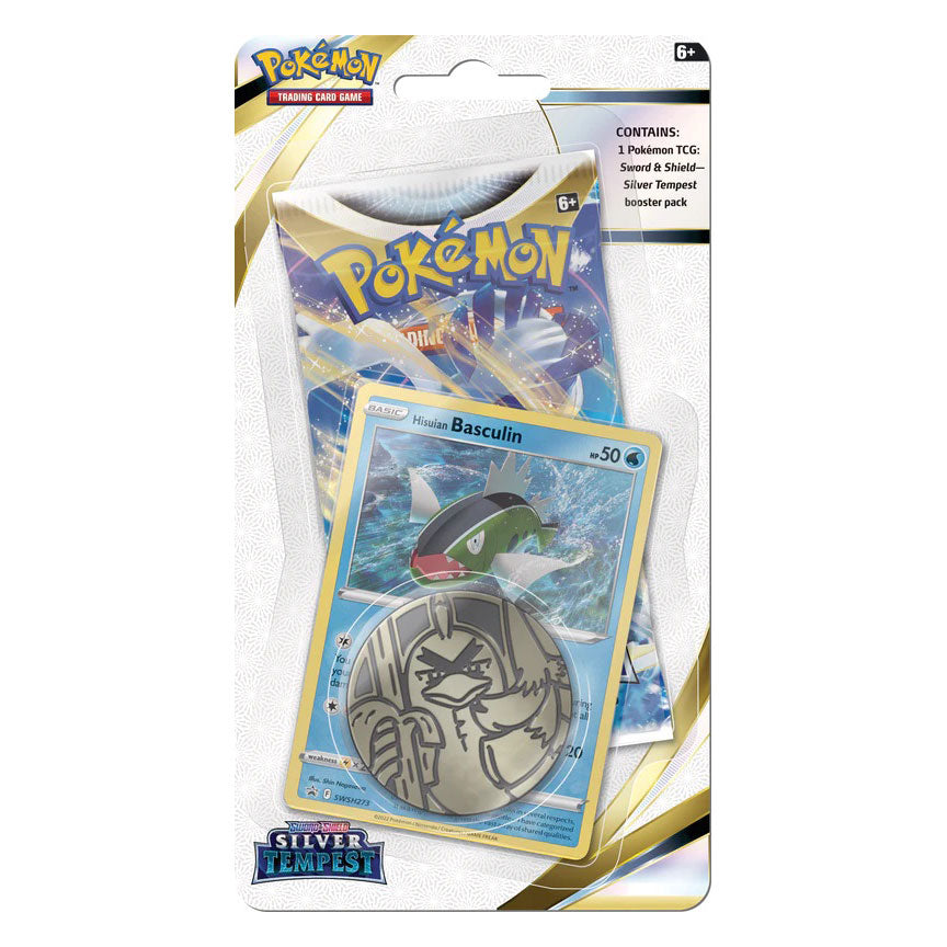 Pokémon TCG: Silver Tempest Checklane Blister (Cranidos or Hisuian Basculin)